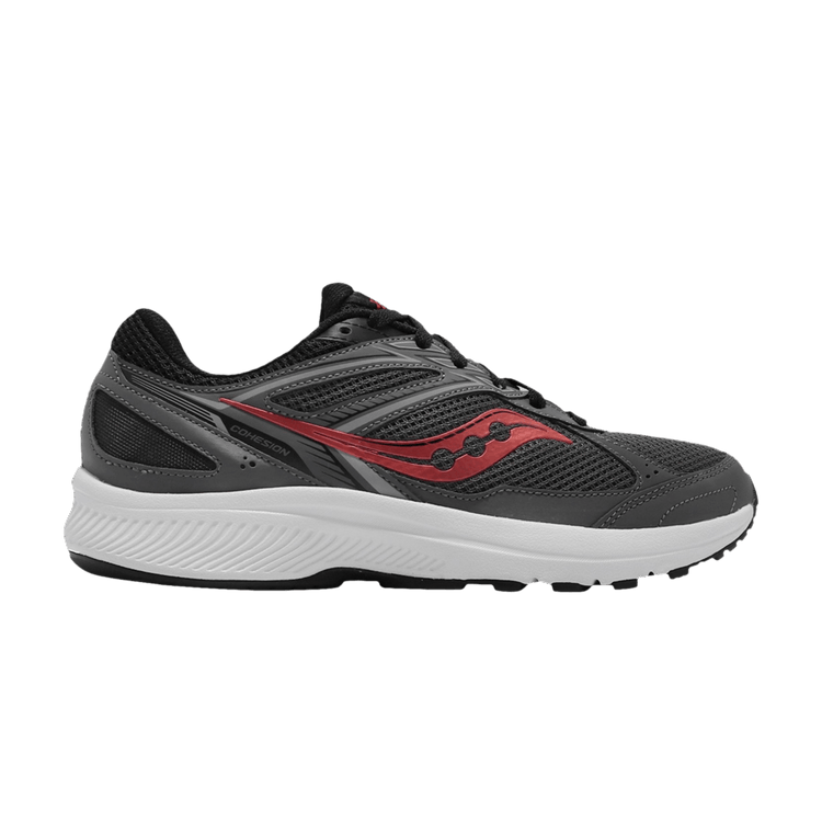 Saucony Cohesion 14 'Charcoal Flame' — Charcoal/Flame