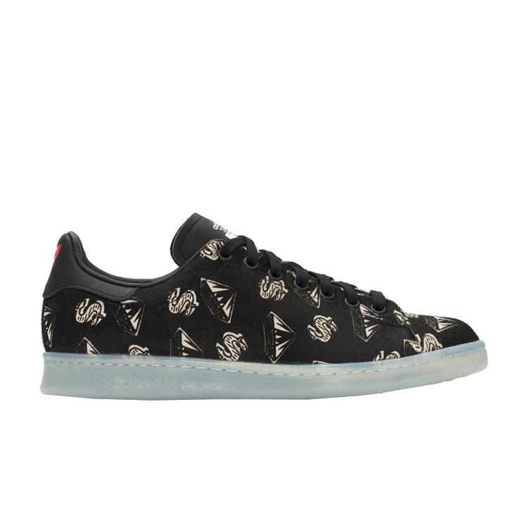 Pharrell Williams x BBC x adidas Stan Smith 'Ponyhair' — Cblack/Cblack/Ltaqua