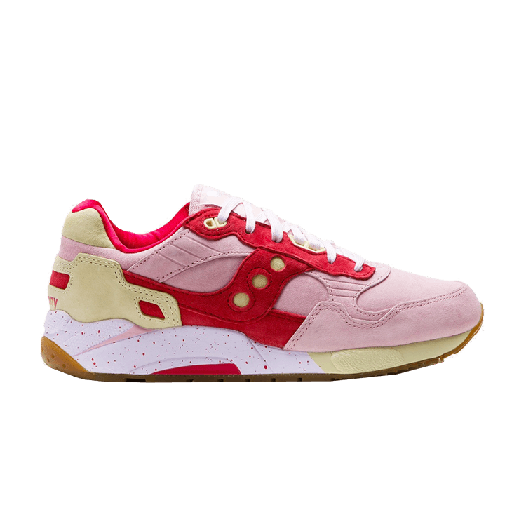 Saucony G9 Shadow 'Strawberry Vanilla Ice Cream' — Red/Pink/Gum