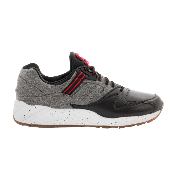 Saucony Grid 9000 'Letterman' — Black/Grey