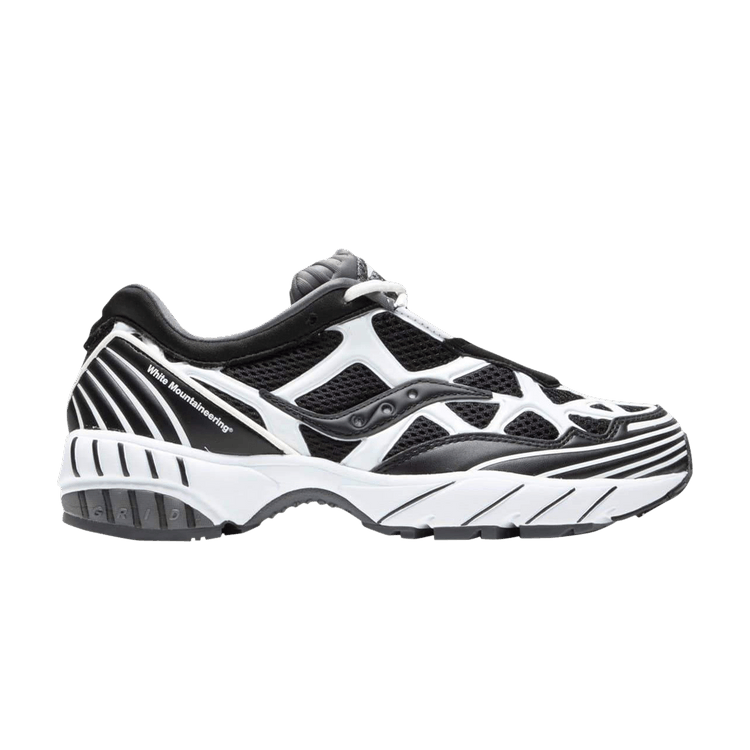 White Mountaineering x Saucony Grid Web 'Black White' — Black/White