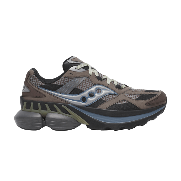 Saucony Grid NXT 'Brown Silver' — Brown/Silver