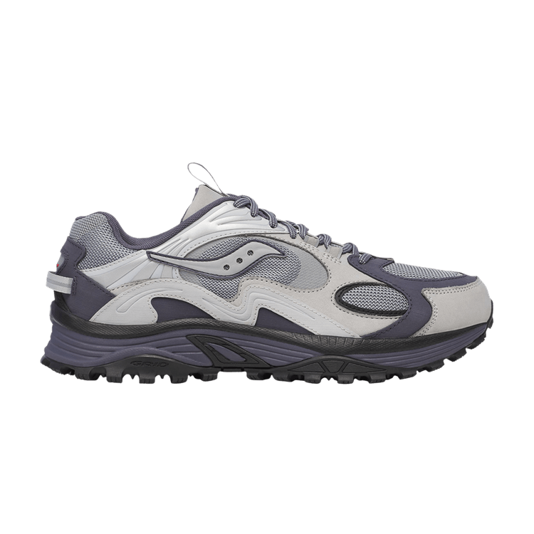 Saucony Grid Aura X 'Grey Pack - Grey Silver' — Grey/Silver