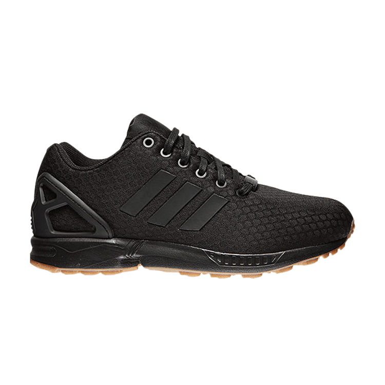 Adidas ZX Flux 'Black Gum' — Black/Black/Gum