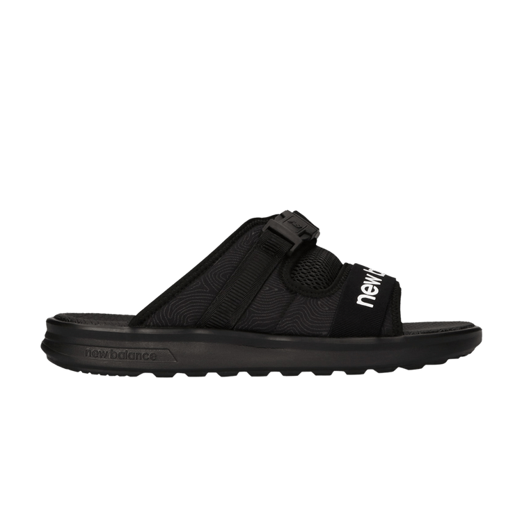 New Balance 330 Slides 'Black White' — Black/White
