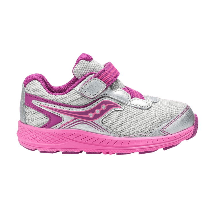 Saucony Ride 10 Big Kid 'Silver Pink' — Silver/Pink