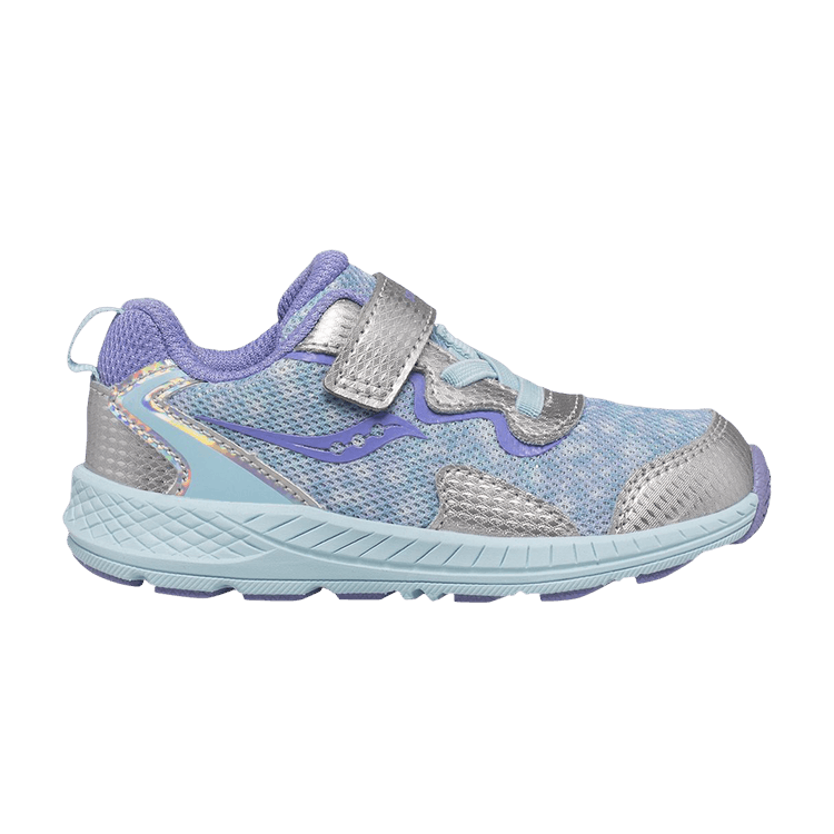 Saucony Flash A/C Big Kid 'Silver Purple' — Silver/Purple