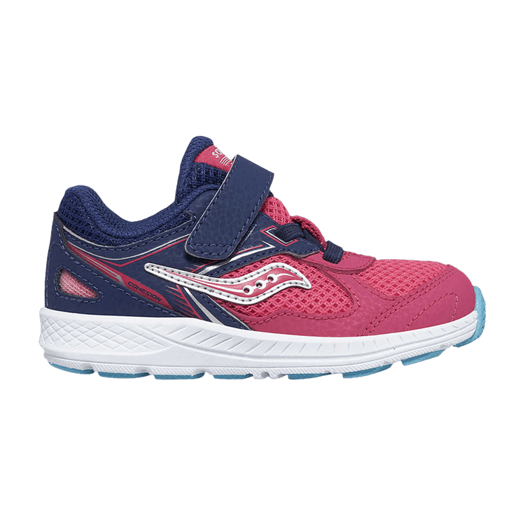 Saucony Cohesion 14 A/C Little Kid 'Pink Navy' — Pink/Navy
