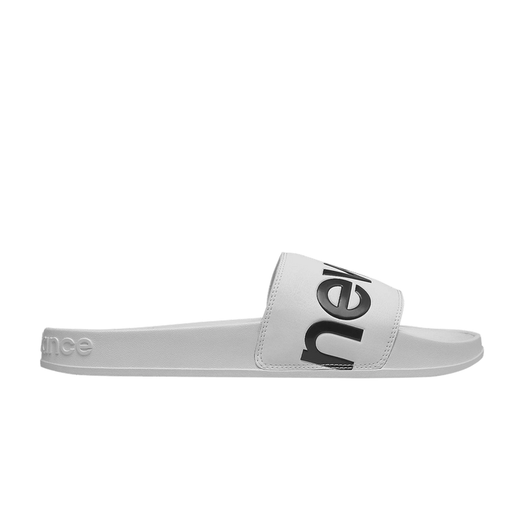 New Balance 200 Slides 'White Black' — White/Black