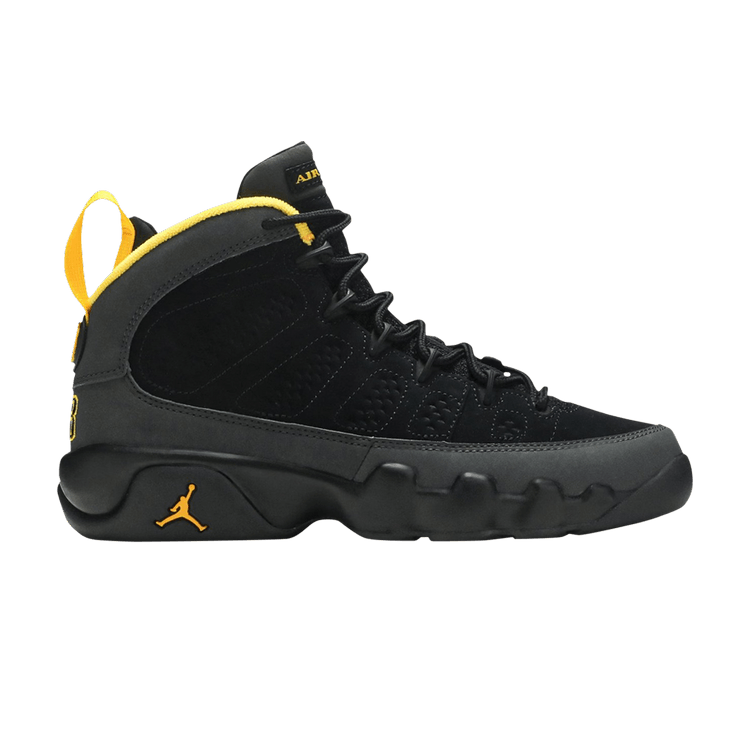 Air Jordan 9 Retro GS 'Dark Charcoal University Gold' Sample