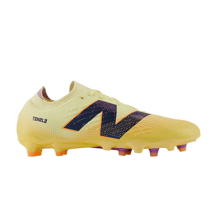New Balance Tekela v4+ Pro Low FG 'Energy Rush Pack' — Parchment/Clementine/Passion Fruit