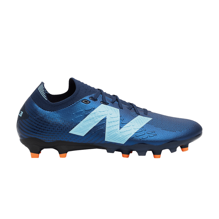 New Balance Tekela v4+ Pro Low FG 'Navy Team Sky Blue' — Navy/Team Sky Blue/Hot Mango