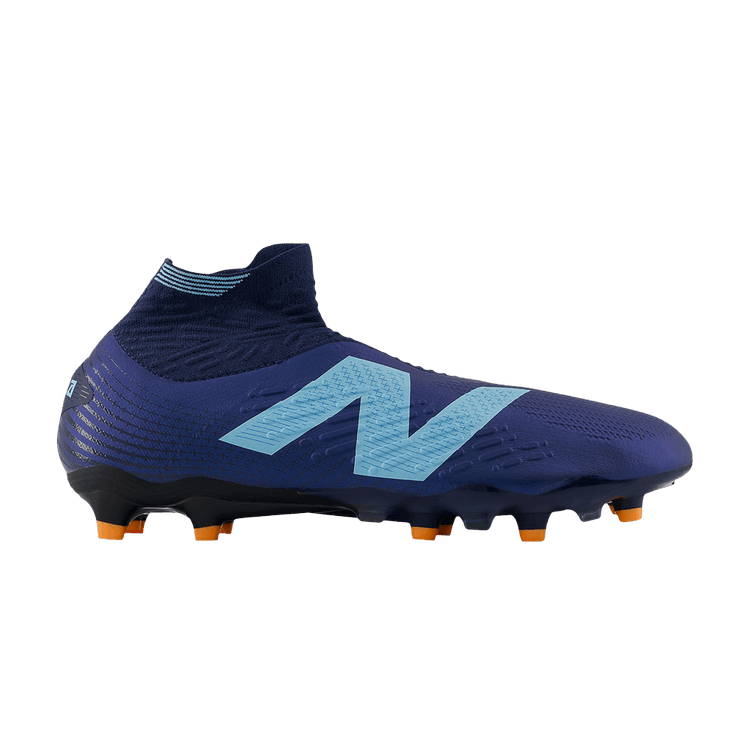 New Balance Tekela V4+ Pro FG 2E Wide 'Navy Blue' — Navy/Team Sky Blue/Hot Mango