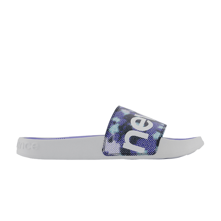 New Balance Wmns 200 Slide 'White Vibrant Violet' — White/Vibrant Violet/Surf