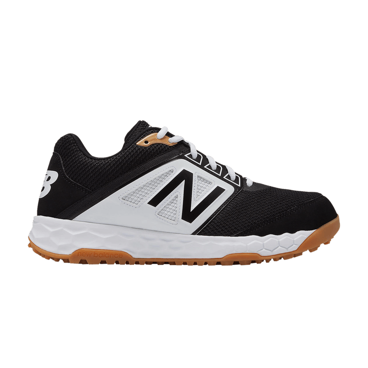 New Balance Fresh Foam 3000v4 Turf 'Black Gum' — Black/White
