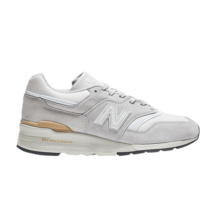 Todd Snyder x New Balance 997 'Chalk Stripe' — Vast Gray/Black/Metallic Silver