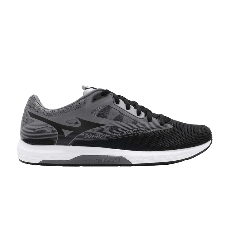 Mizuno Wave Sonic 2 'Black' — Black/Grey