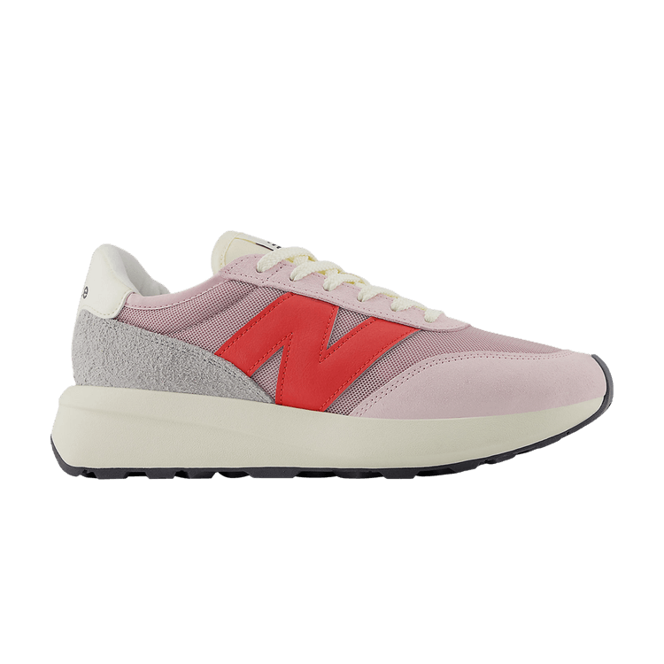 New Balance 370 'Rose Sugar Blast Red' — Rose Sugar/Blast Red