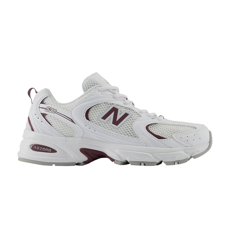 New Balance 530 'White Dark Ice Wine' — White/Dark Ice Wine