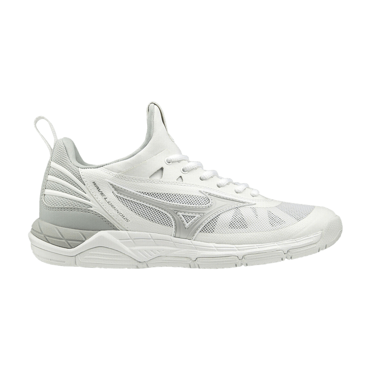Mizuno Wmns Wave Luminous 'White Grey' — White Grey