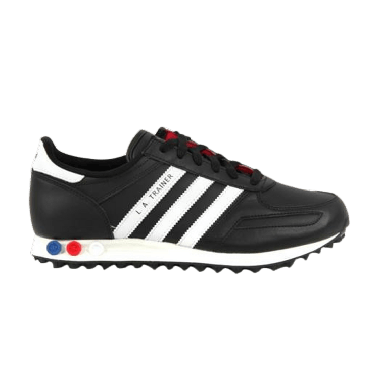 adidas LA Trainer — Black1/White/Light Scarlet