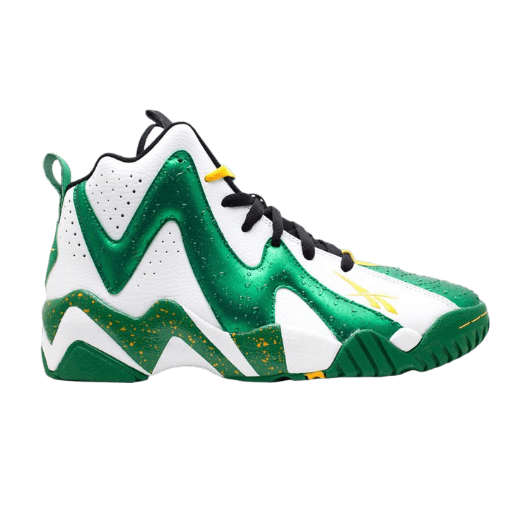 Reebok Kamikaze 2 'Seattle Supersonics' 2013 — Wht/Green/Yellow/Black