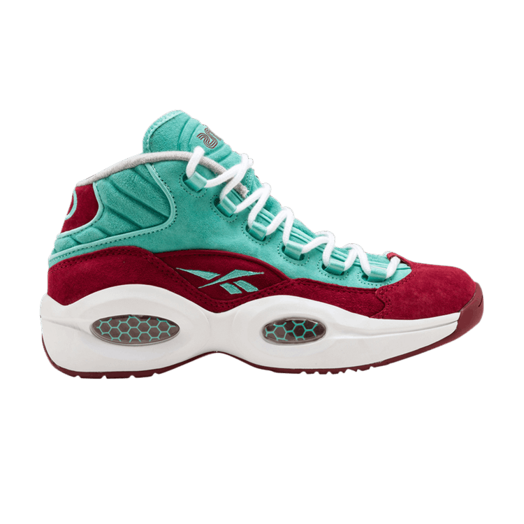 Sneakersnstuff x Reebok Question Mid 'A Shoe about Nothing' — Red/Aqua/White