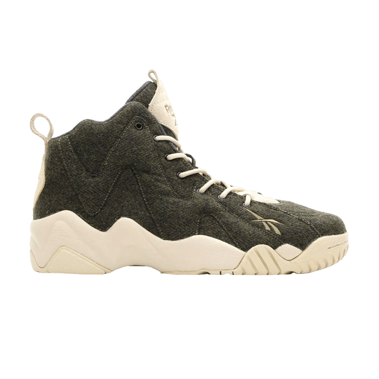Sneakersnstuff x Reebok Kamikaze 2 Mid Txt 'Herringbone' — Cargo Green/Bone/Black