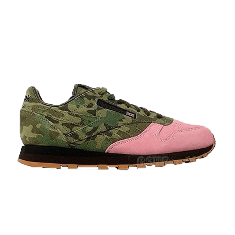 Reebok Shoe Gallery x Classic Leather R12 'Flamingos At War' — Camo/Pink