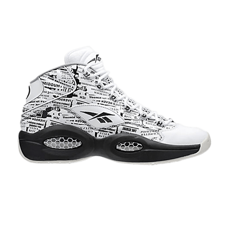 Reebok Question Mid GS 'Misunderstood' — White/Coal/Sandstone