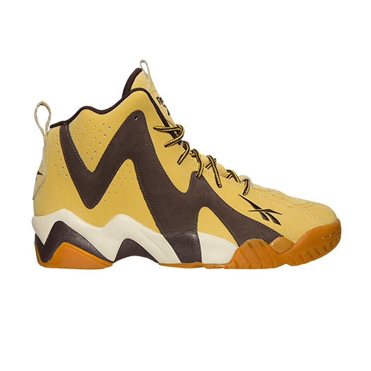 Reebok Kamikaze II Mid — Golden Wheat/Dark Brown-Paper White