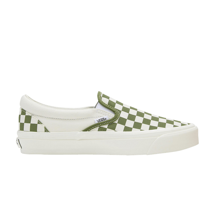 Vans Premium Slip-On 98 'Checkerboard - Pesto Green' — Pesto Green
