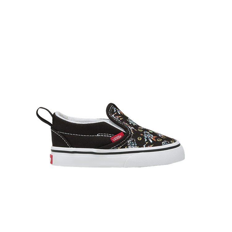 Vans Slip-On V Toddler 'DJ Rocket Jam' — Dj Rocket Jam Black/Multi