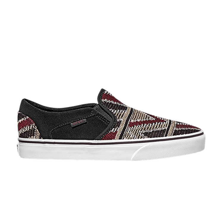 Vans Wmns Asher 'Tribal' — Multi/Burgundy