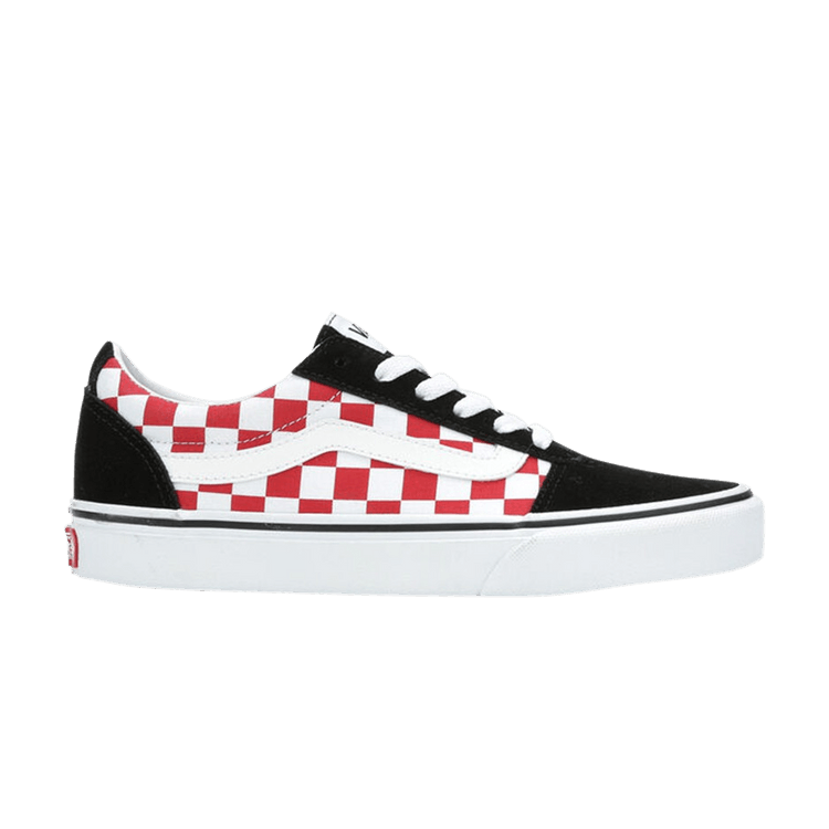 Vans Ward 'Checkerboard - Tango Red' — Black/Tango Red