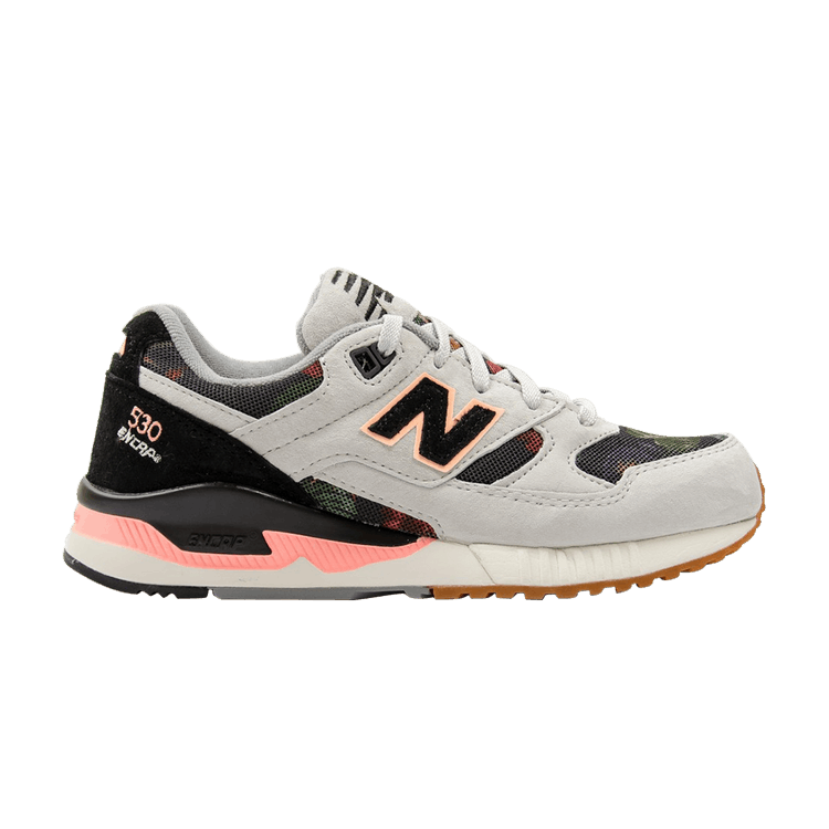 New Balance Wmns 530 'Floral Ink' — Steel Grey/Black/Coral