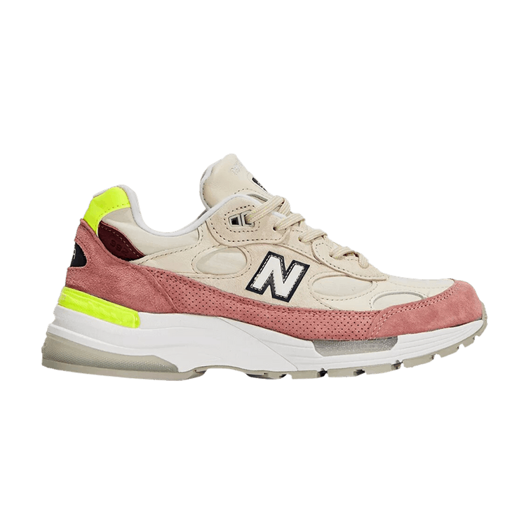 New Balance Wmns 992 Made in USA 'Off White Red' — Off White/Red