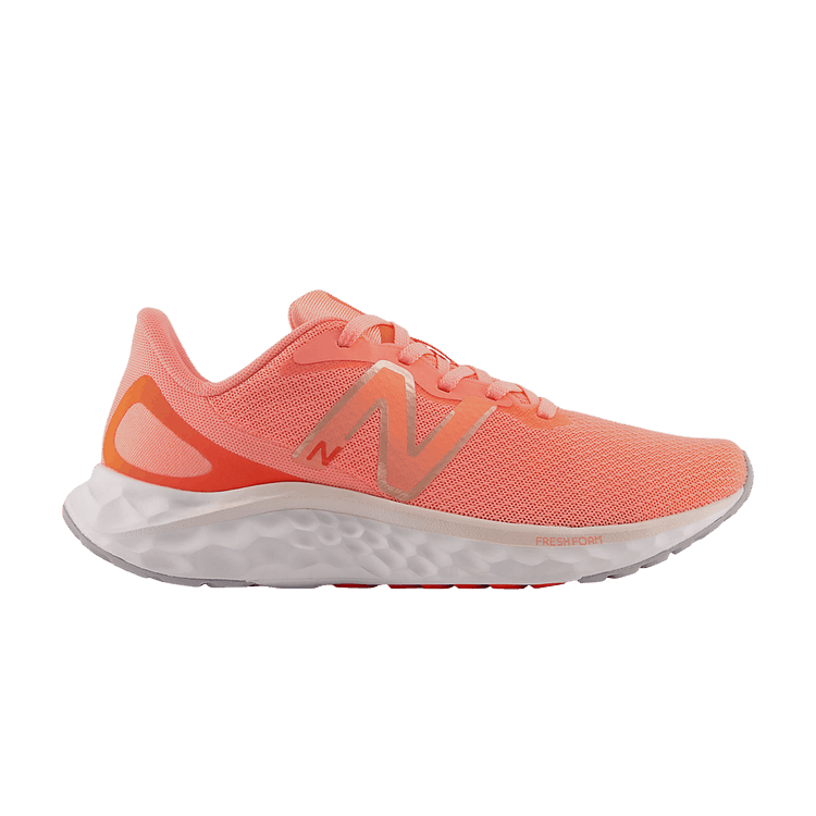 New Balance Wmns Fresh Foam Arishi v4 Wide 'Grapefruit' — Grapefruit/Neon Dragonfly