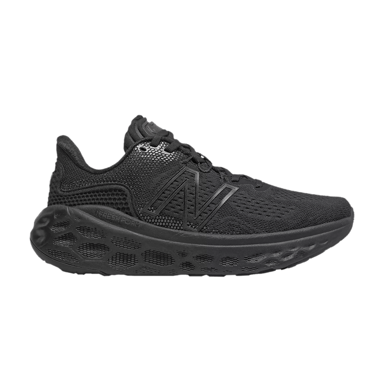 New Balance Wmns Fresh Foam More v3 2E Wide 'Black' — Black