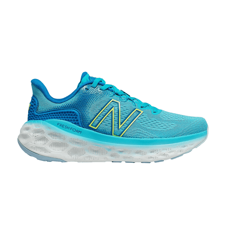 New Balance Wmns Fresh Foam More v3 Wide 'Virtual Sky' — Virtual Sky/Bleached Lime Glow