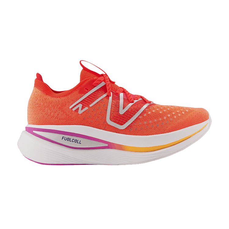 New Balance Wmns FuelCell SuperComp Trainer Wide 'Electric Red' — Electric Red/Silver Metallic