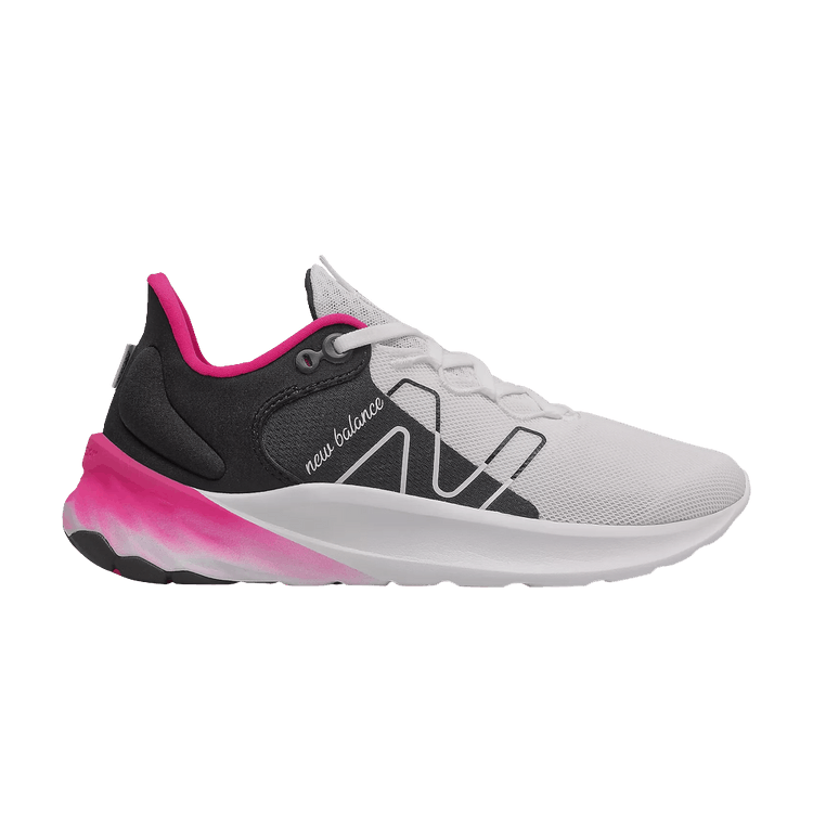 New Balance Wmns Fresh Foam Roav v2 'White Pink' — White/Black