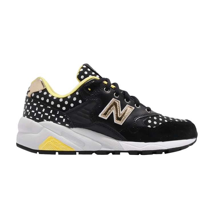 New Balance Wmns 580 'Black' — Black/Gold/Green