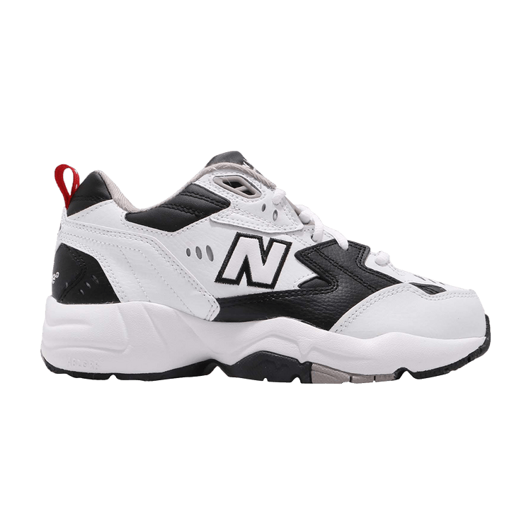 New Balance Wmns 608 Wide 'White Black' — White/Black