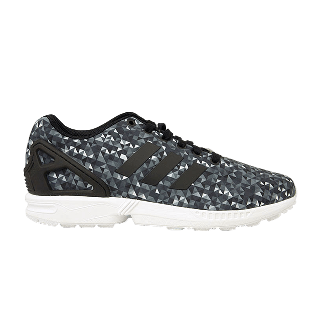 Adidas ZX Flux 'Monochrome Prism' — Cblack/Cblack/Ftwwht