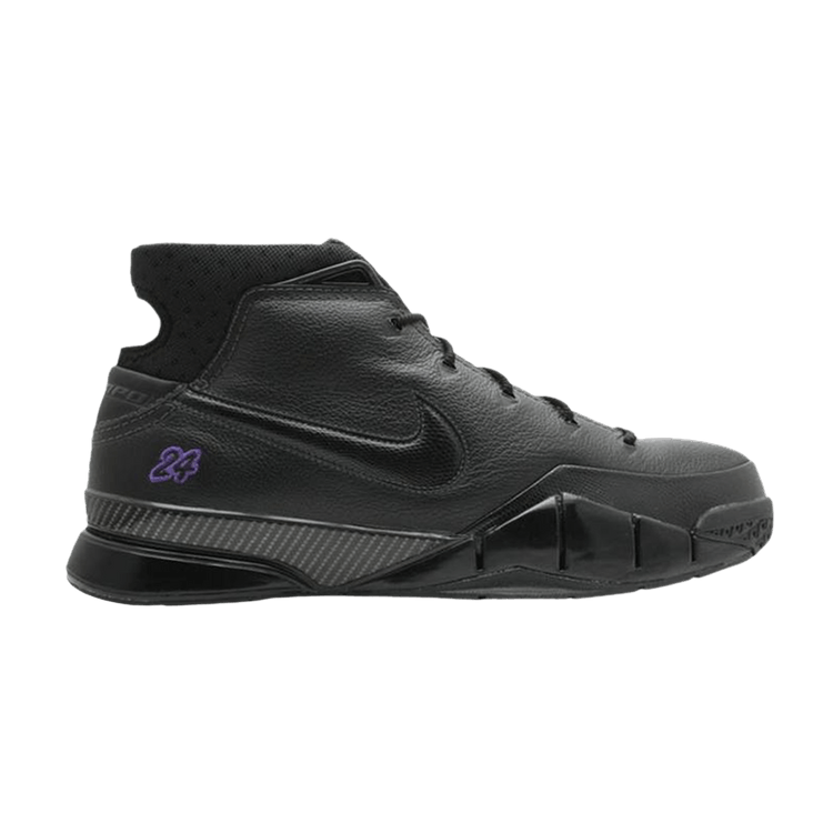 Nike Zoom Kobe 1 'Black Varsity Purple' Sample — Black / Black-Varsity Purple